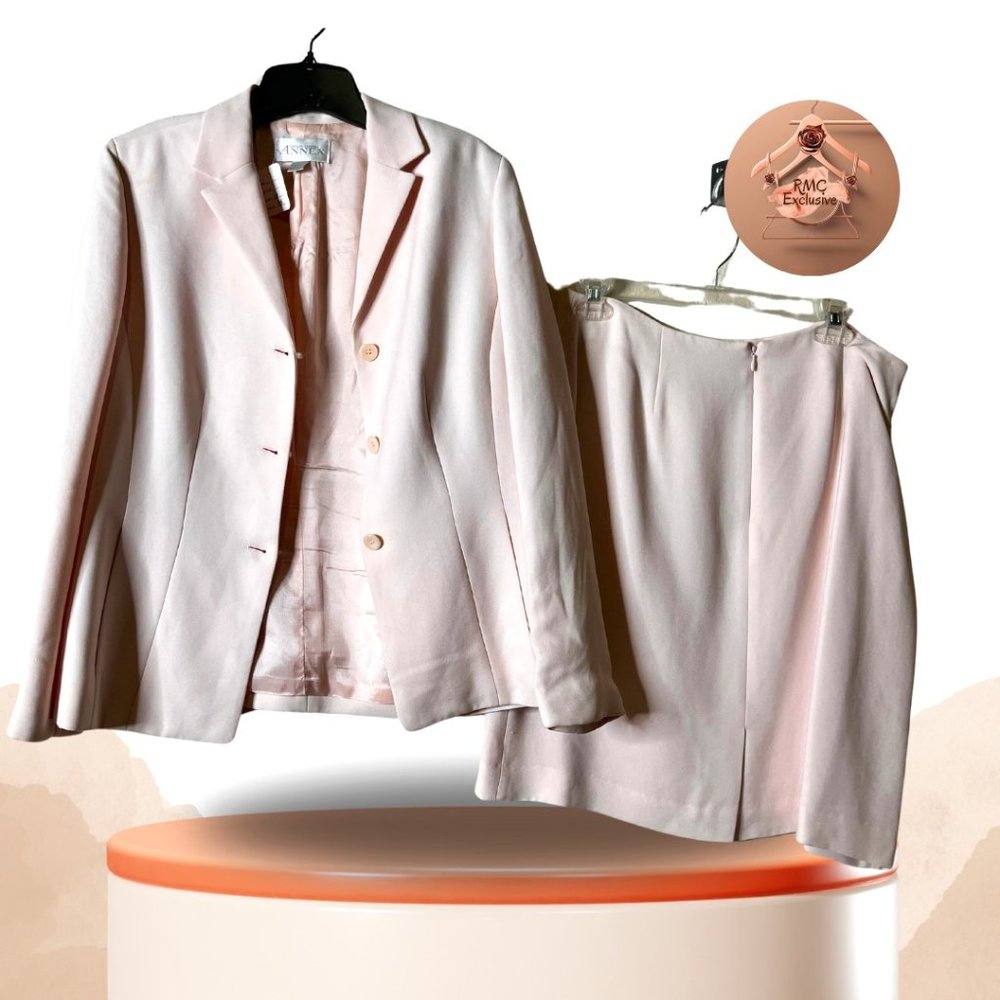 Casual Corner Annex | Soft Pink Suit Skirt